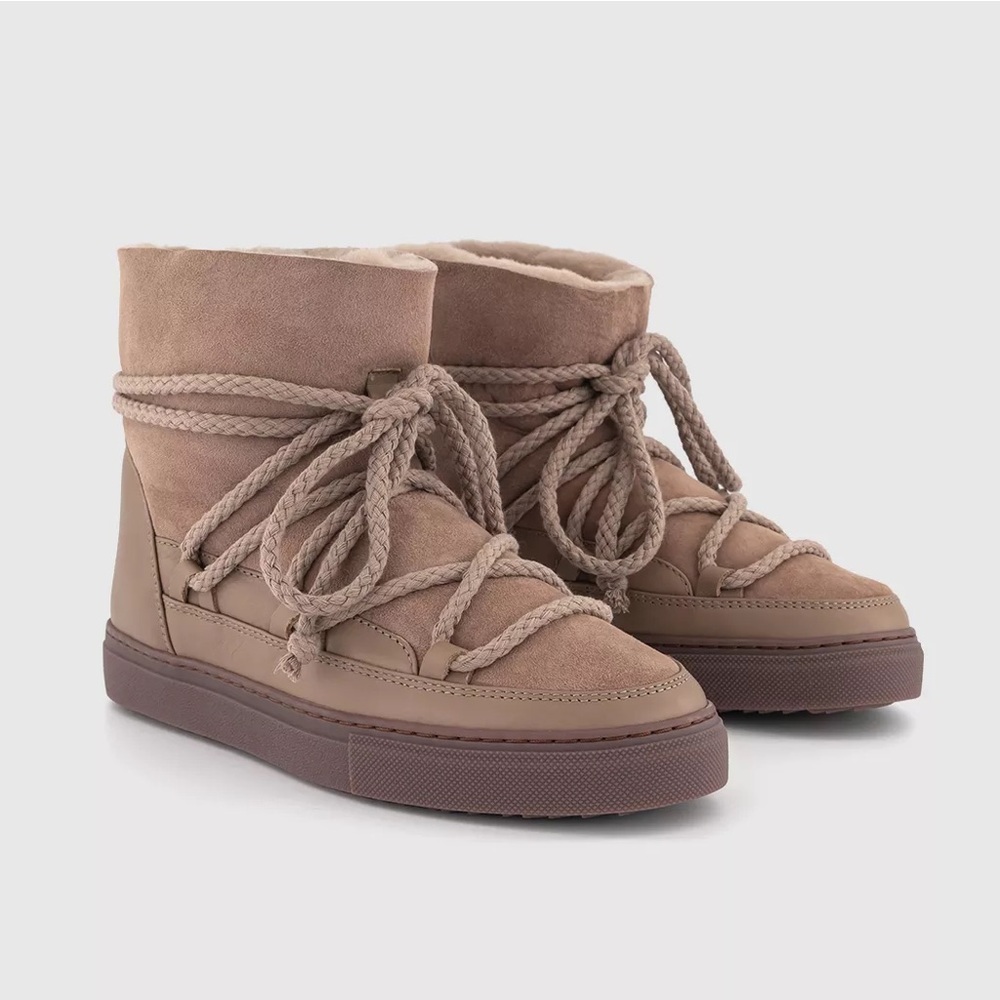 Inuikii Macaroon (brown/taupe) Wedge Winter Sneakers